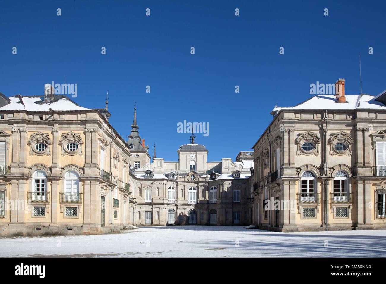 Segovia, Spain 4 January 2022 Royal Palace of La Granja de San