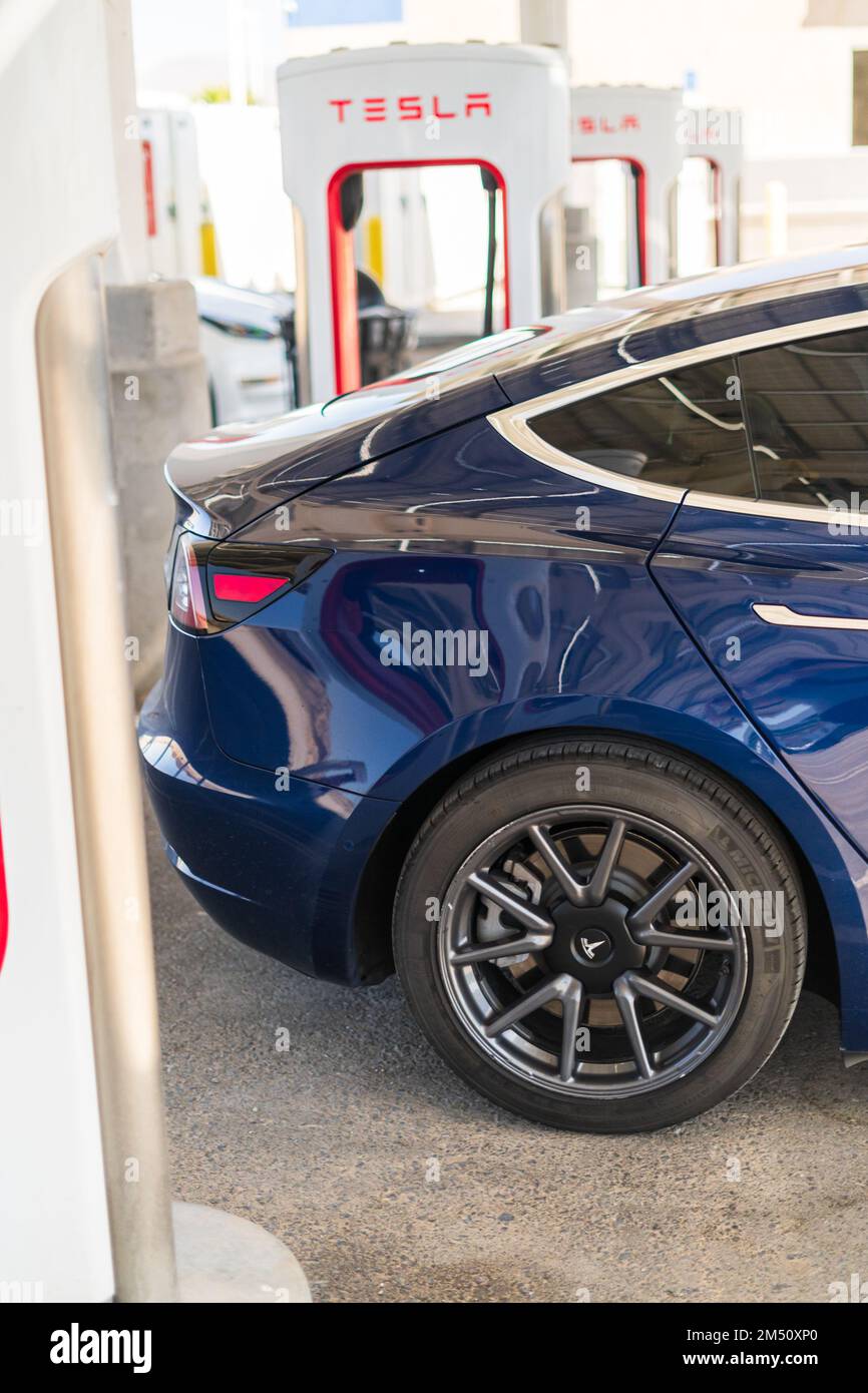 Tesla charging station Stock Photo - Alamy