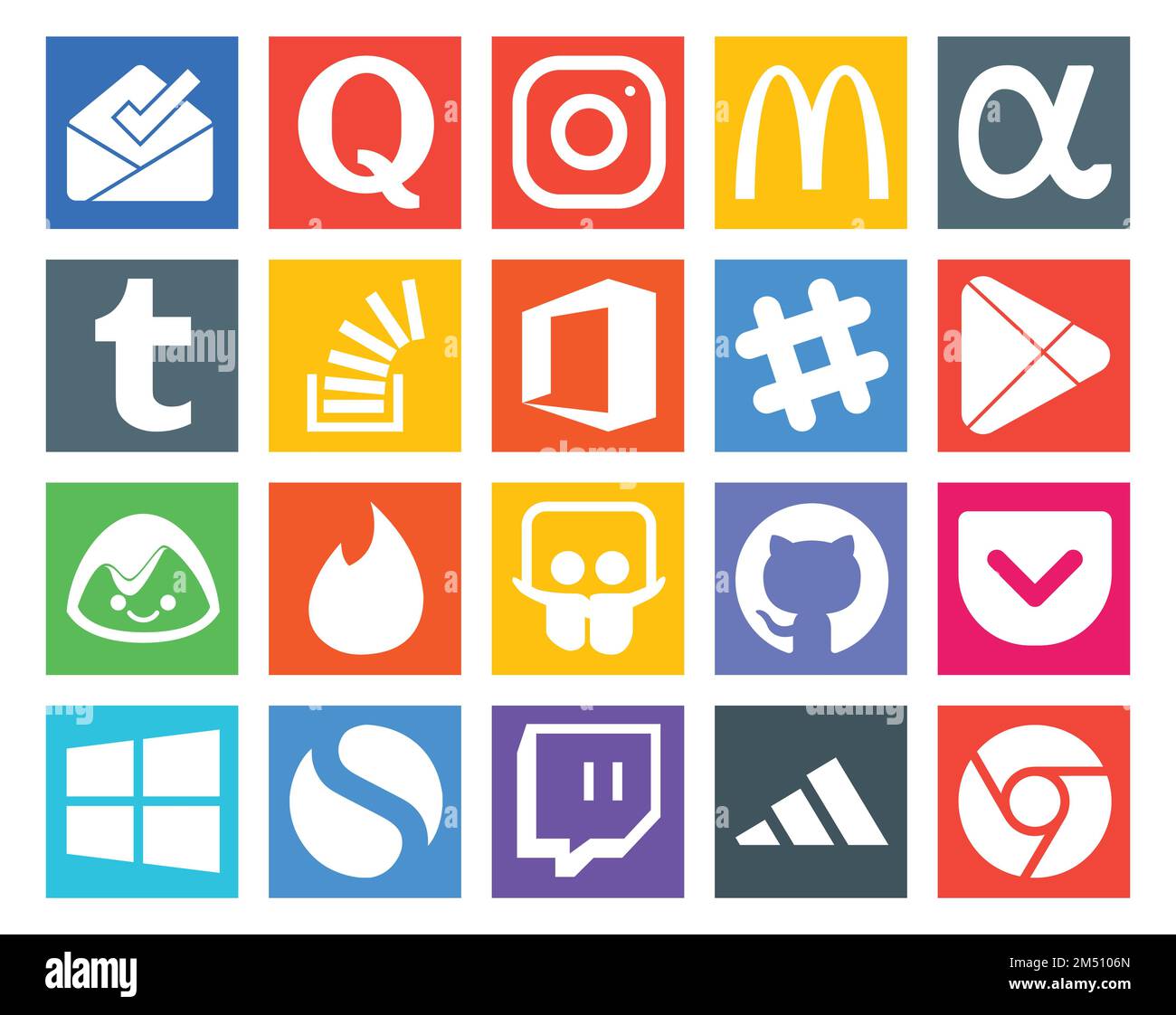 20 Social Media Icon Pack Including stumbleupon firefox tinder