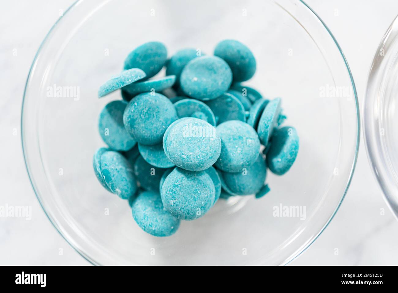 Mini mermaid chocolate bars Stock Photo