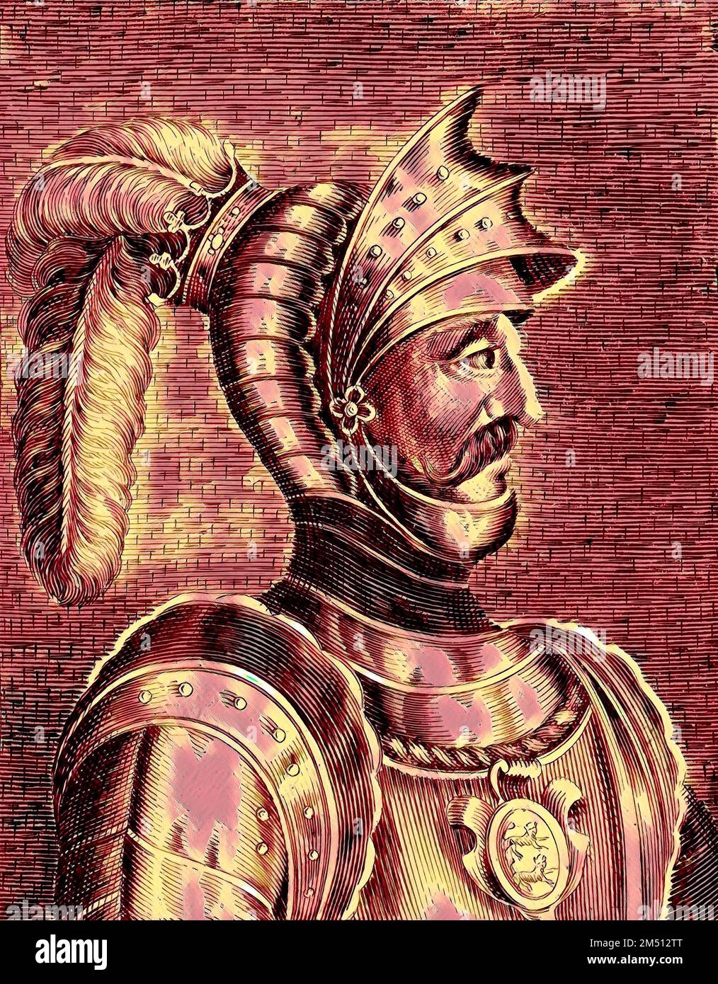 William I, ca. 1028 - 1087, known as William the Conqueror, the first Norman King of England, digitally altered Stock Photo