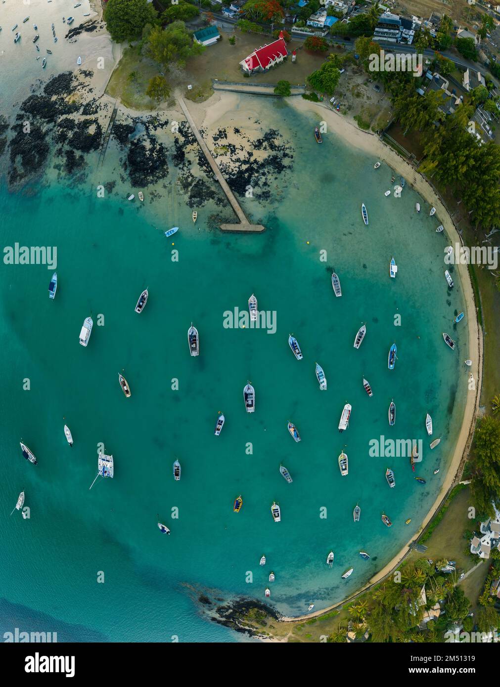 The chapel with the red roof, Notre Dame Auxiliatrice, Cap Malheureux