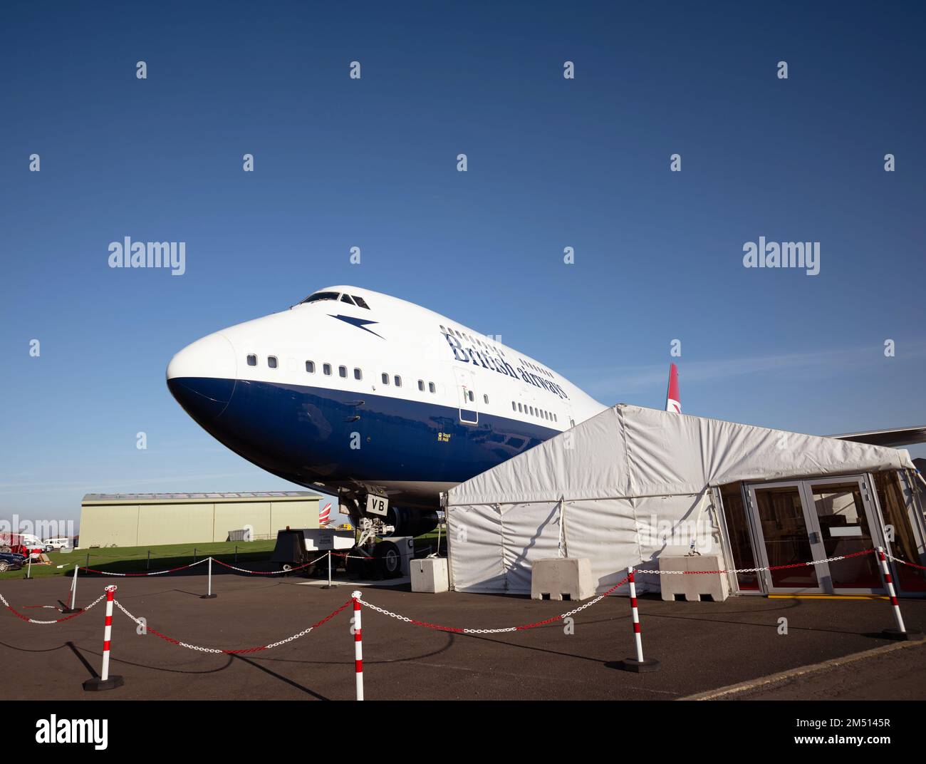 Former British Airways 747 "Negus" at Cotswold Airport Stock Photo Alamy
