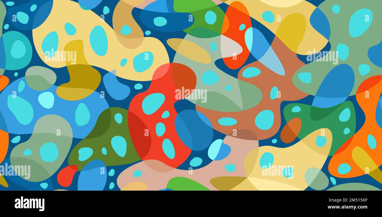 Seamless Simple Flat Abstract Geometric Colorful Vector Illustration Template Background Stock Vector