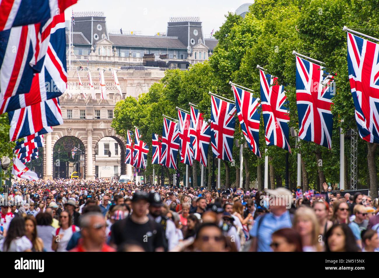 Trooping the Colour celebrations, marking the Queen official birthday