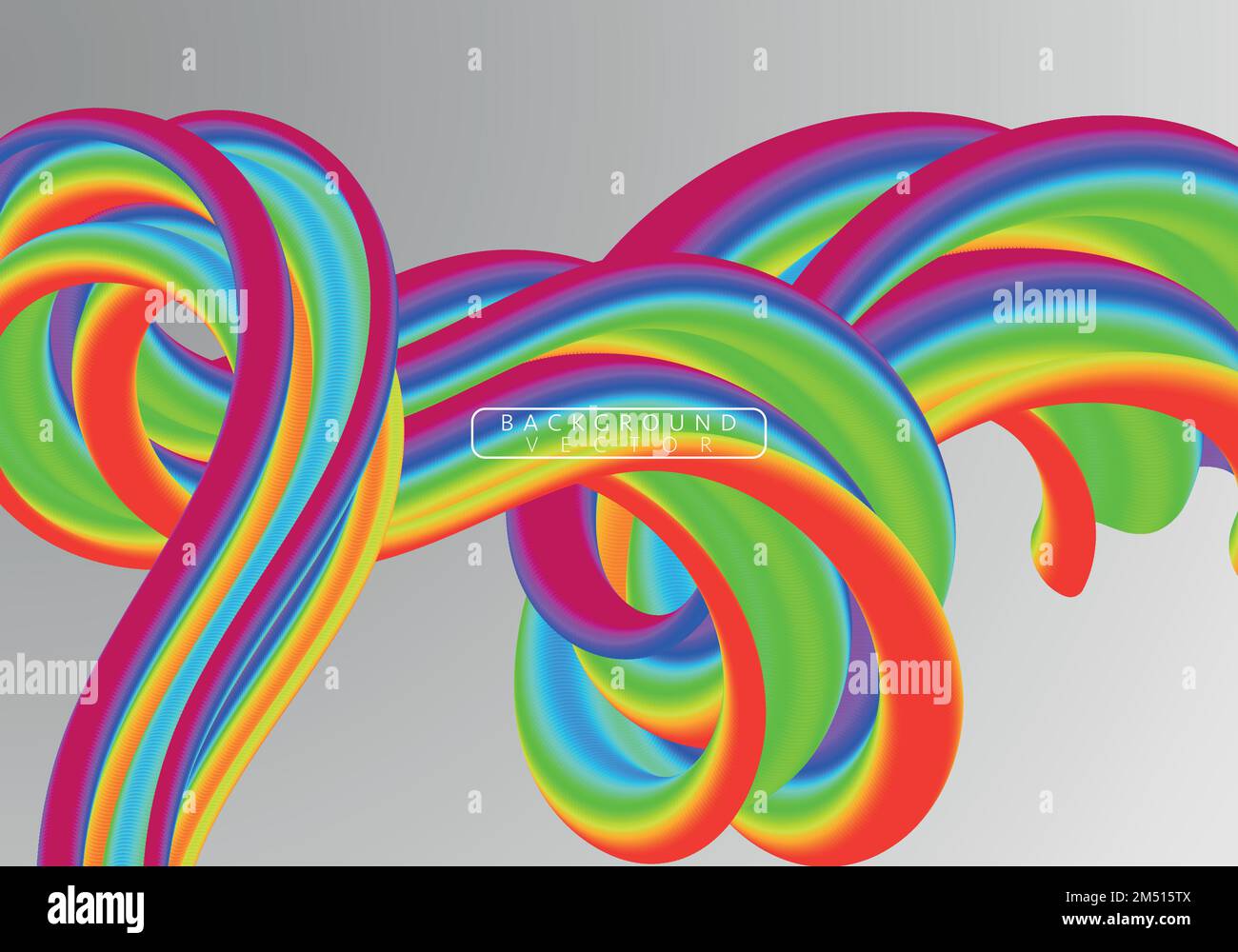 Wave Liquid Shape. Abstract Fluid Background. Trendy Illustration Stock ...