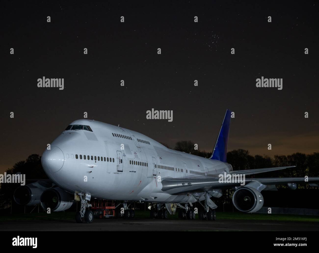 Out of service, Air Atlanta Europe 747 9HAZB aircraft in storage at