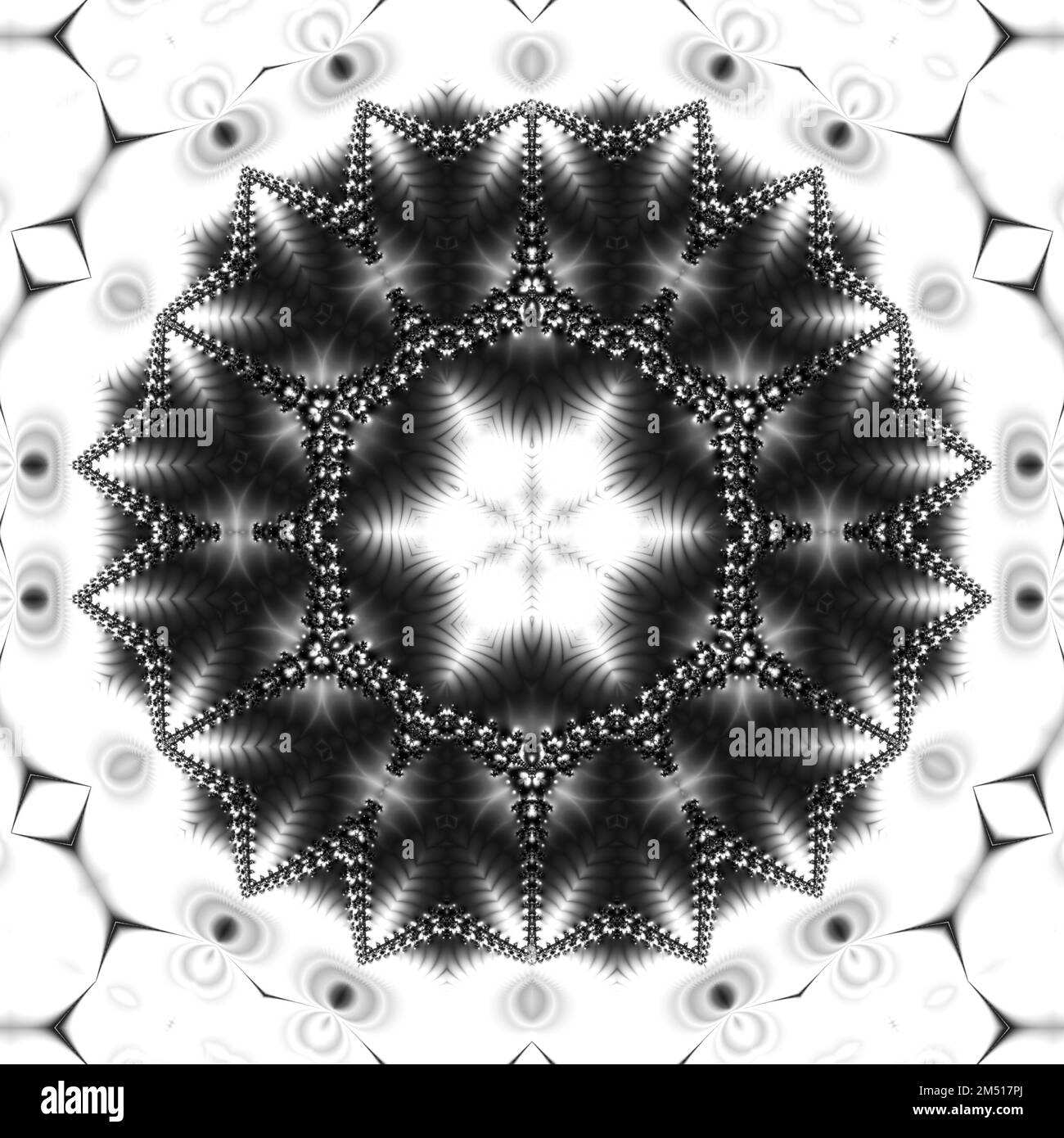 Fractal 117: Fractal Cross Stitch Pattern