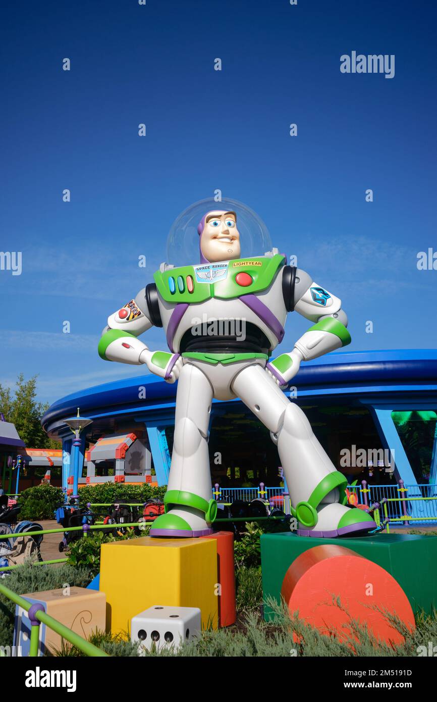 the Buzz Lightyear Alien Swirling Saucers Toy Story statues Land Disney