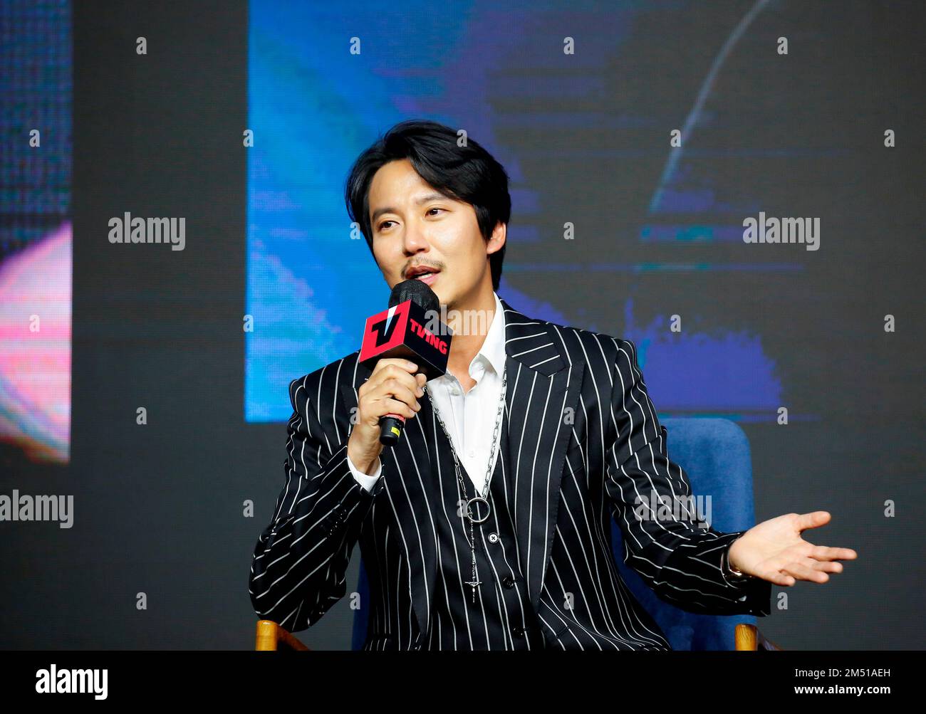 Cha Eun-Woo (ASTRO), Dec 22, 2022 : Actor Cha Eun-Woo attends a production  presentation for the TVing original series 'Island' in Seoul, South Korea.  Credit: Lee Jae-Won/AFLO/Alamy Live News Stock Photo 