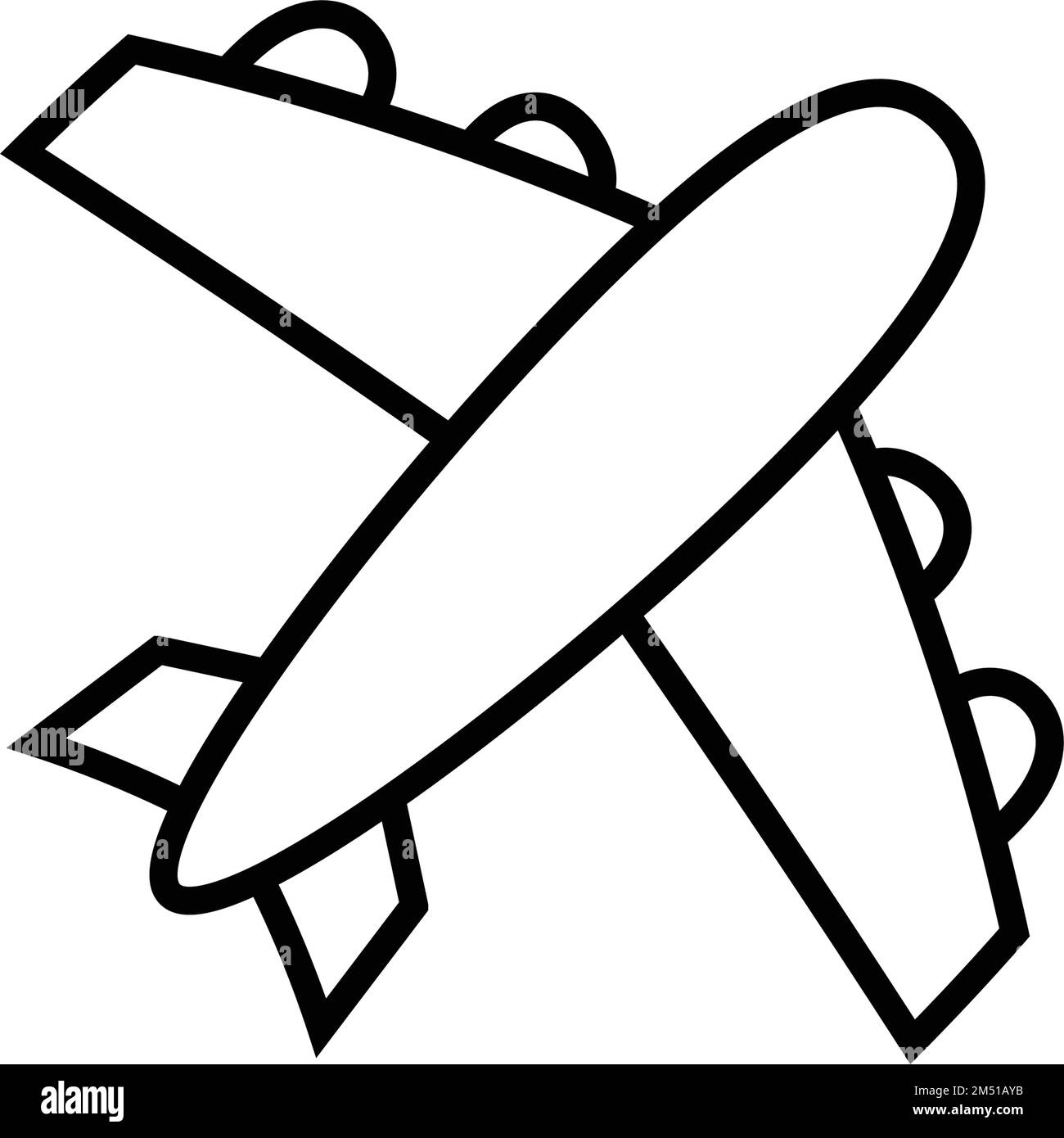 plane-hand-drawn-outline-clipart-illustration-stock-vector-image-art