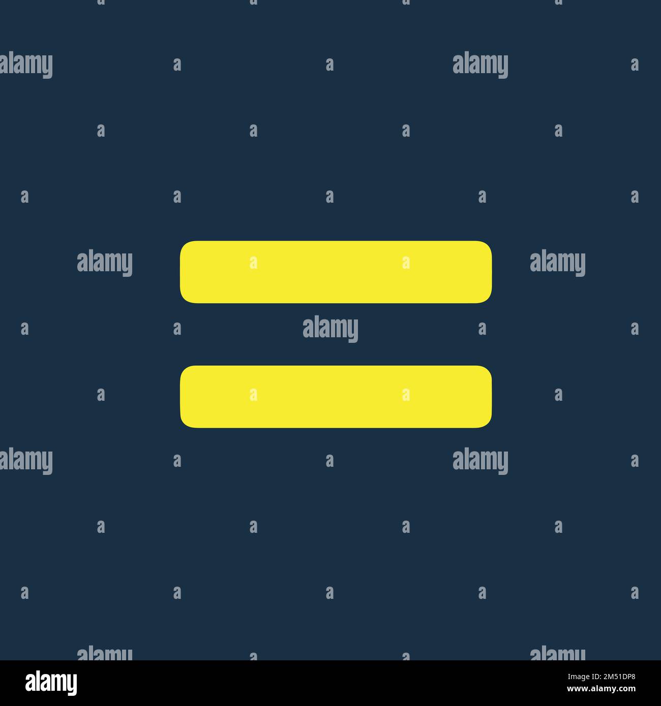 yellow-icon-of-equals-symbol-on-dark-blue-background-basic