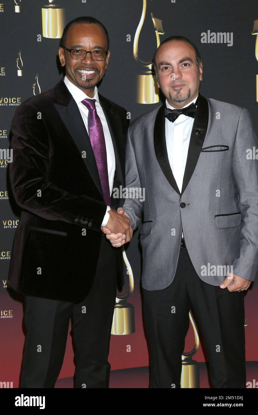 LOS ANGELES DEC 18 Rudy Gaskins, Ahmed Al Qotb at the Voice Arts
