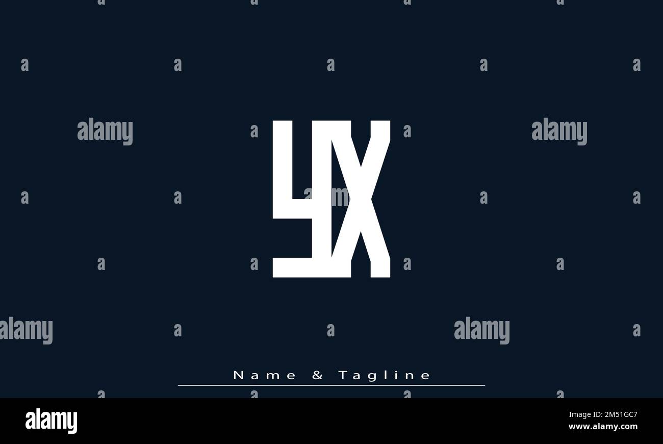 Alphabet letters Initials Monogram logo YX , XY Stock Vector Image ...
