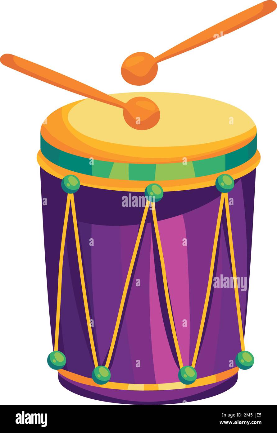 drum and drumsticks Stock Vector Image & Art - Alamy