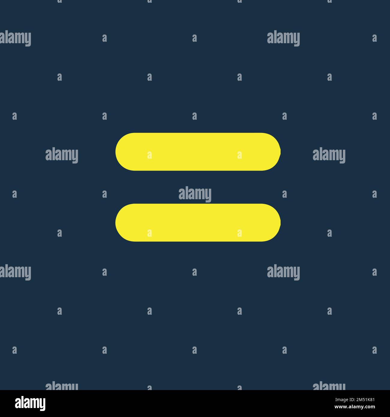 Yellow Icon Of Equals Symbol On Dark Blue Background Basic yellow-icon-of-equals-symbol-on-dark-blue-background-basic