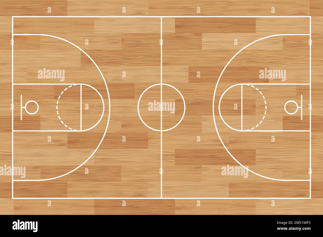 Basketball court overhead view Stock Vector Images Alamy