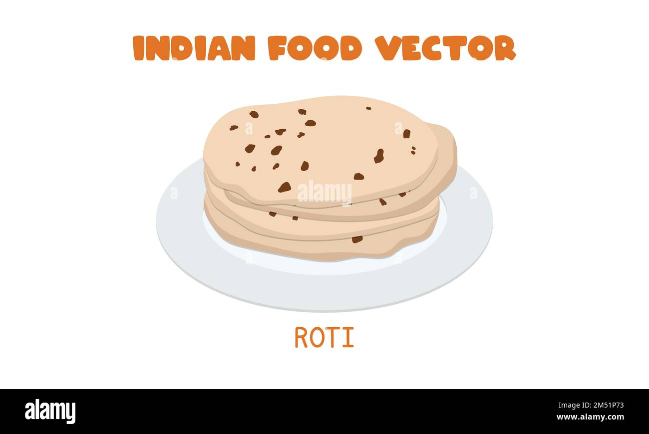 Roti Stock Vector Images - Alamy