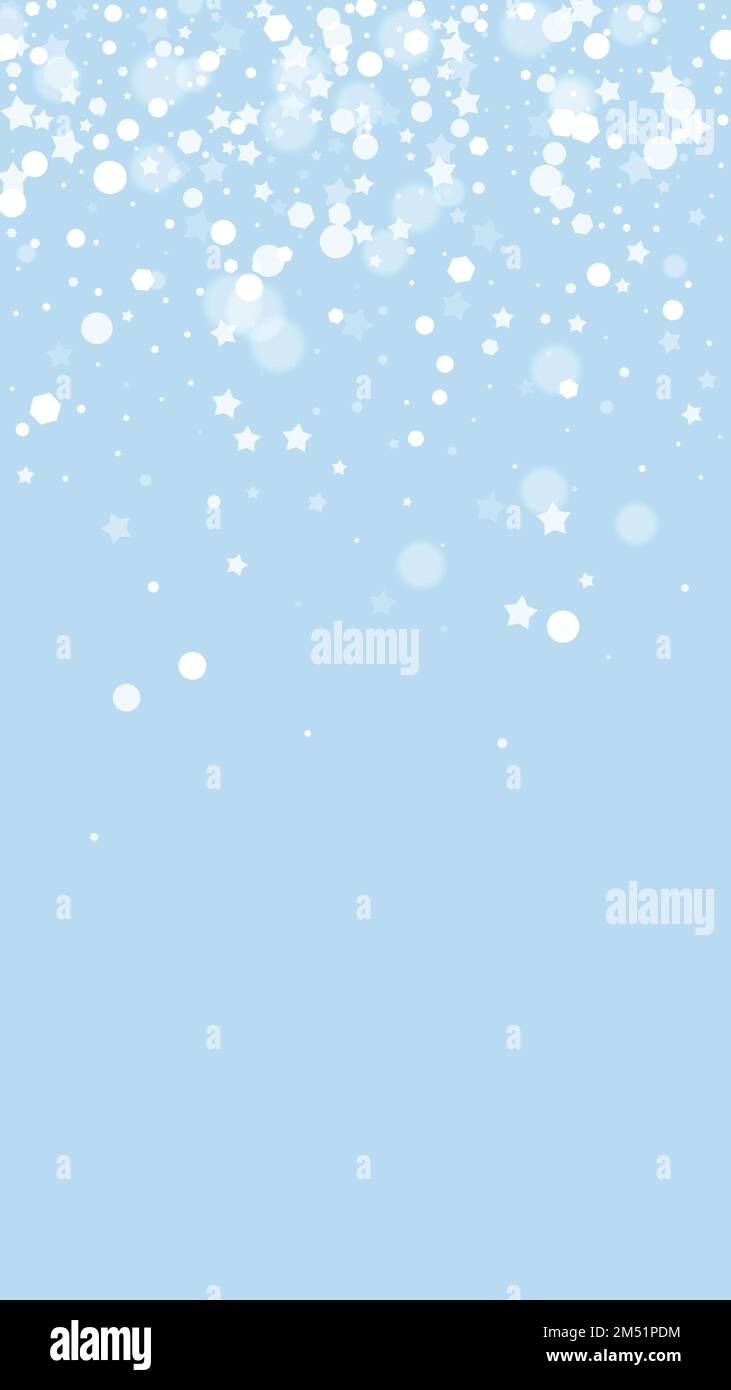 Snowfall overlay christmas background. Subtle flying snow flakes and ...