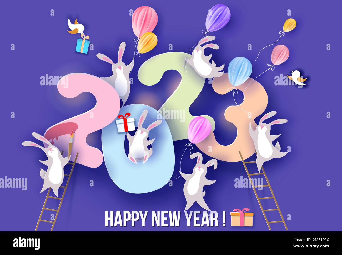 pictures of chinese new year bunnies
