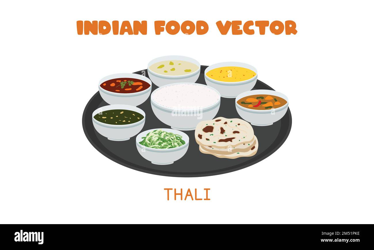 Thali Stock Vector Images - Alamy