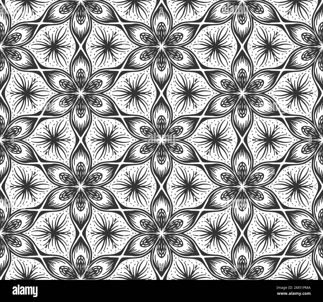 Floral lattice pattern hi-res stock photography and images - Alamy
