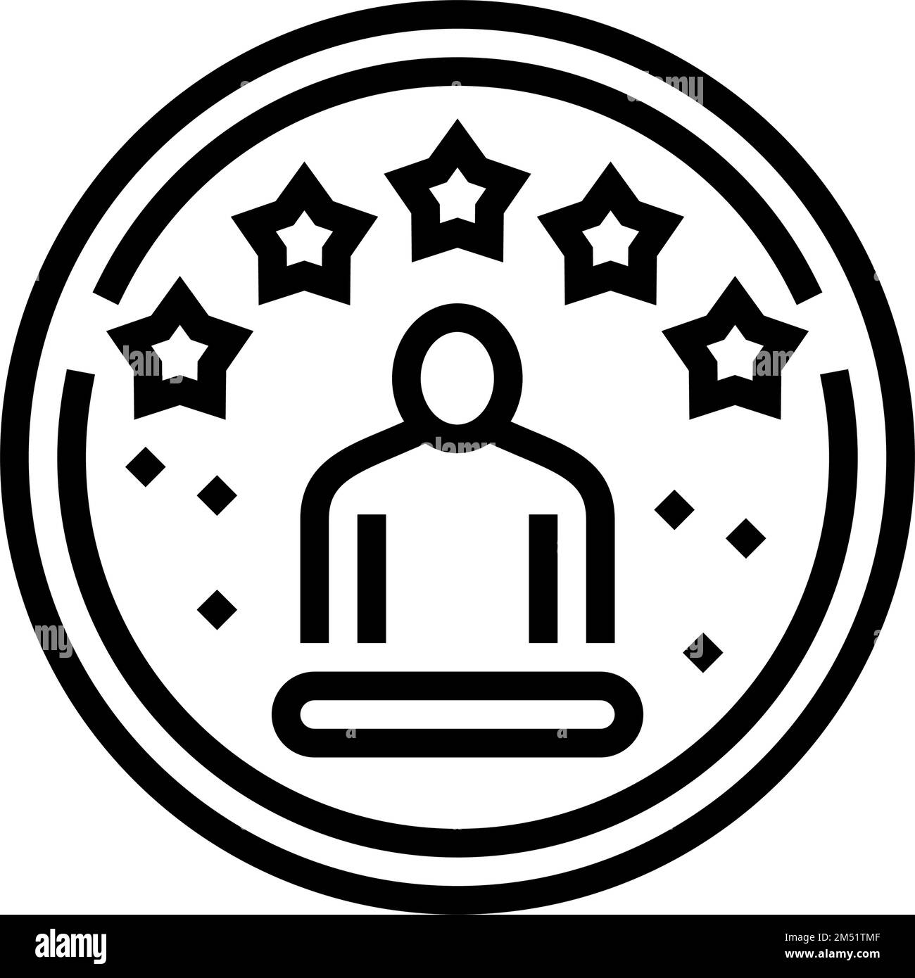 experience customer testimonial line icon vector illustration Stock ...