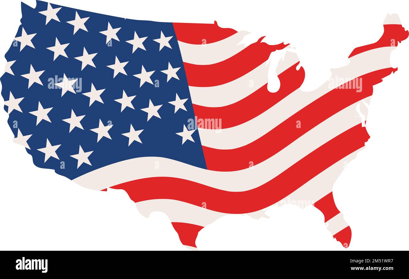Us Flag And Map Stock Vector Image Art Alamy Us Flag And Map Stock Vector Image Art Alamy