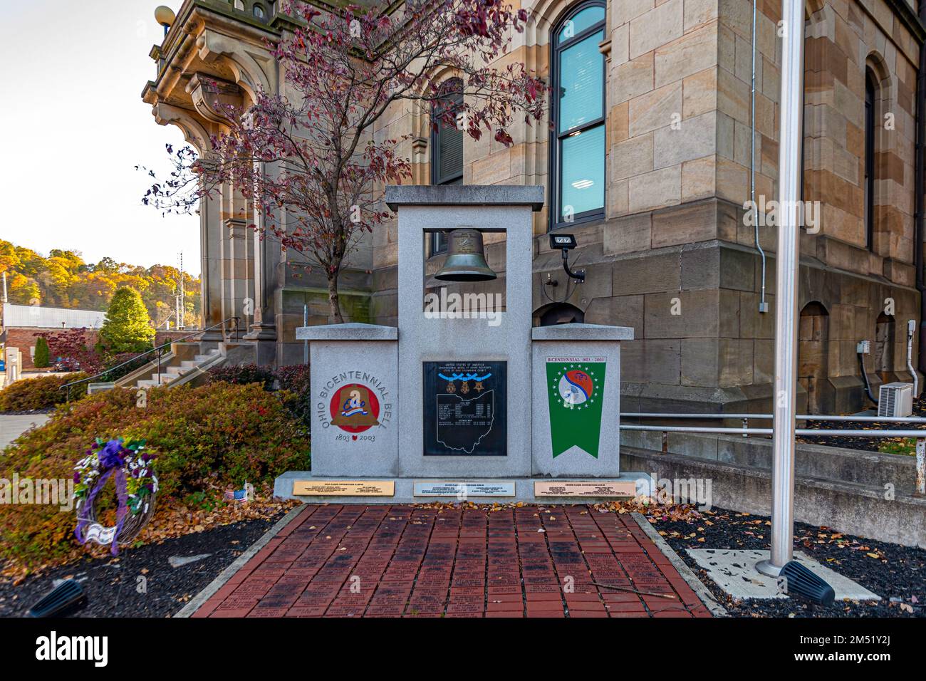Lisbon, Ohio, USAOct. 21, 2022 Ohio bicentennial bell and