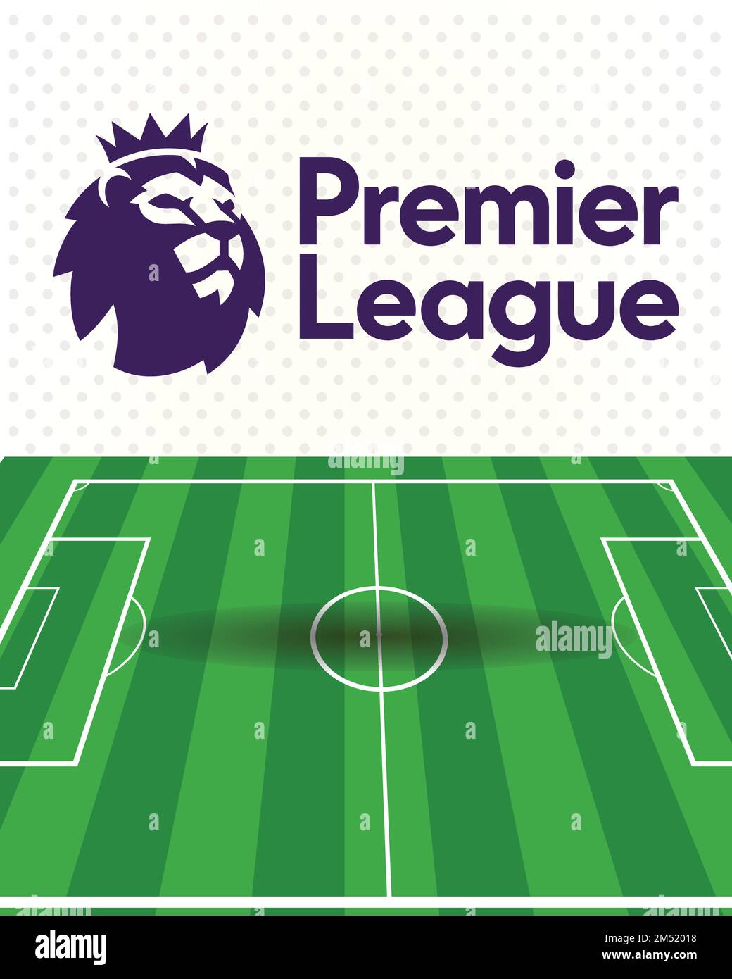 Premier League Logo top professional English football league system : Colombo, Sri Lanka December 26, 2022 Stock Vector