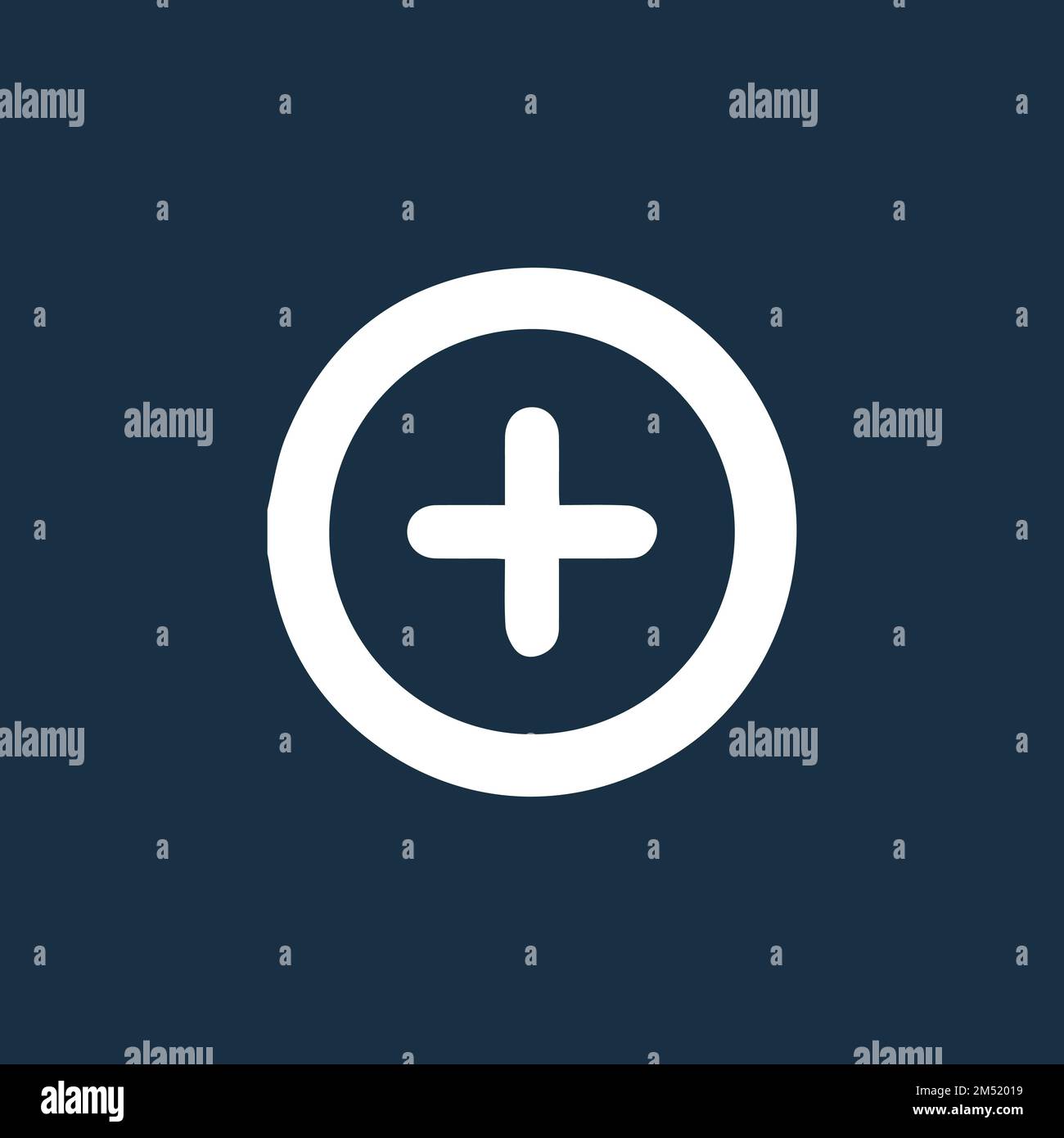 Plus symbol. Basic mathematical symbol. isolated Stock Vector Image ...