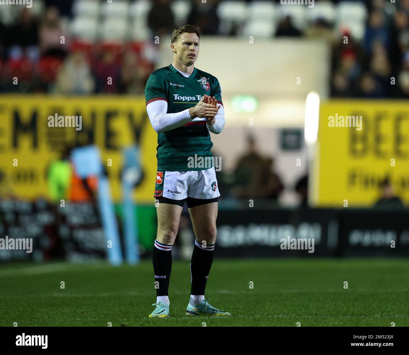 Chris Ashton of Leicester Tigers during the Gallagher Premiership match