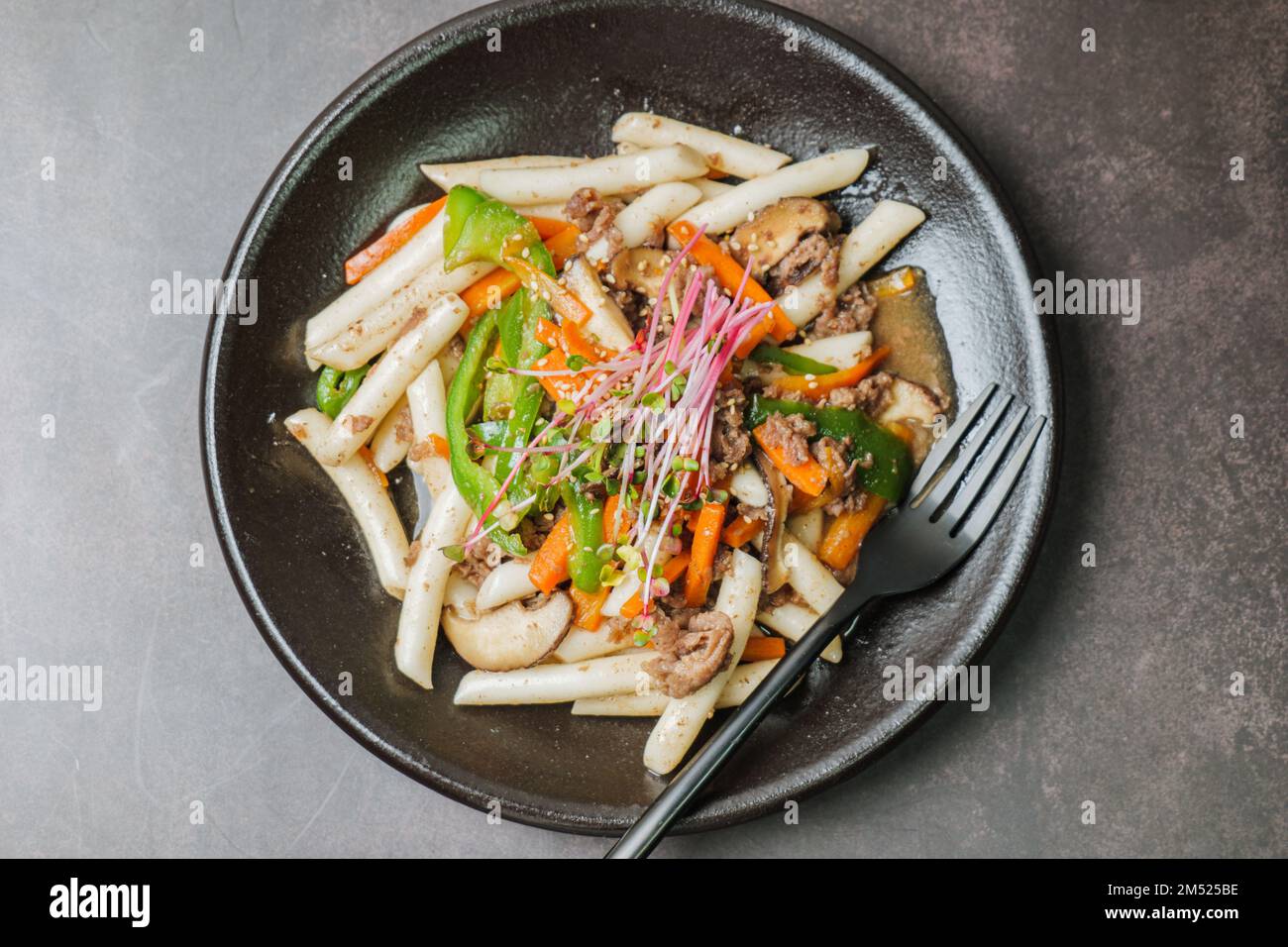 XUPAI-Korean-style Rice Cake Strips, Fried Chicken Rice Cake, Korean