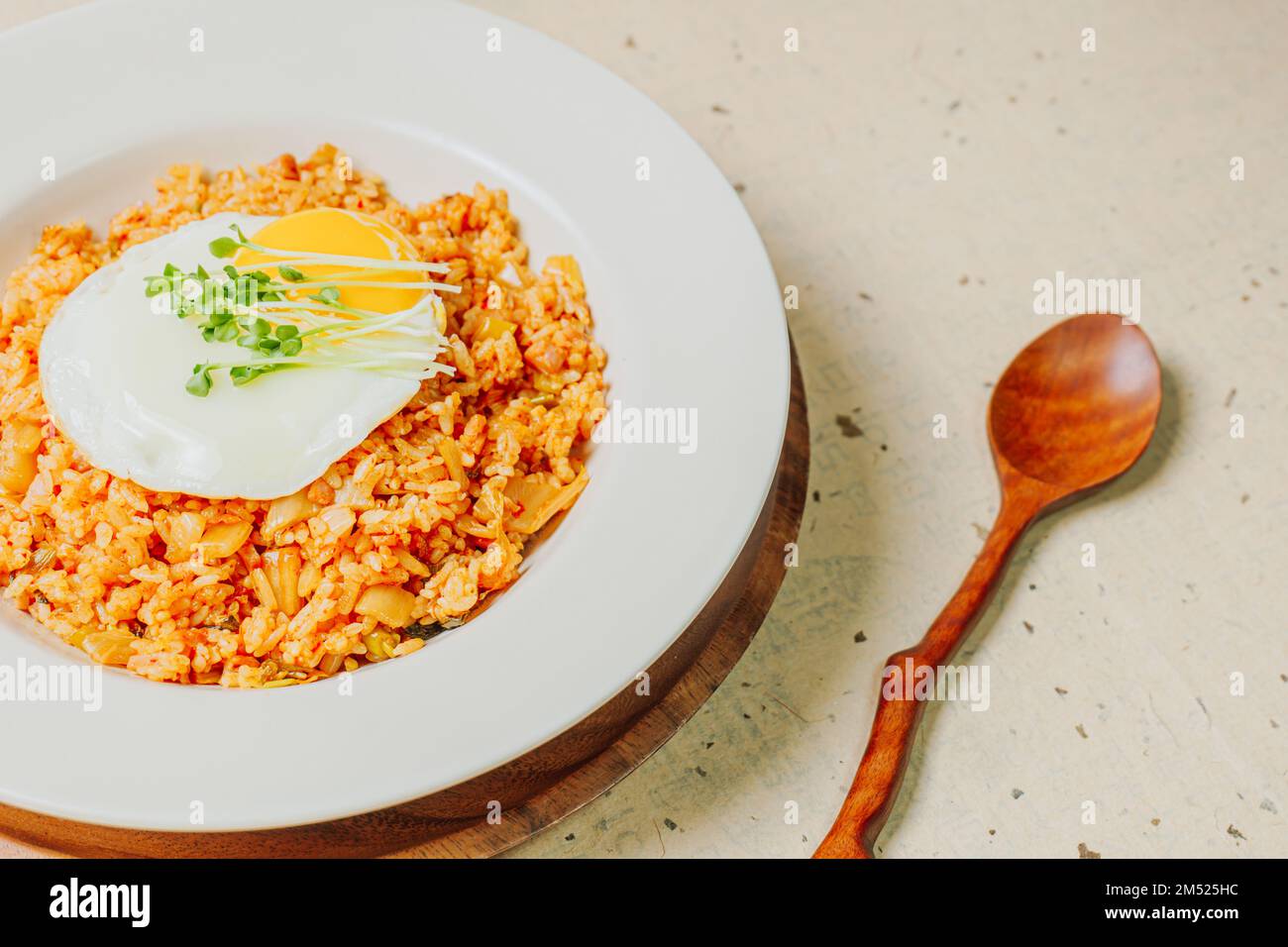 Kimchibokkeumbap, Korean Kimchi Fried Rice Rice fried with finely