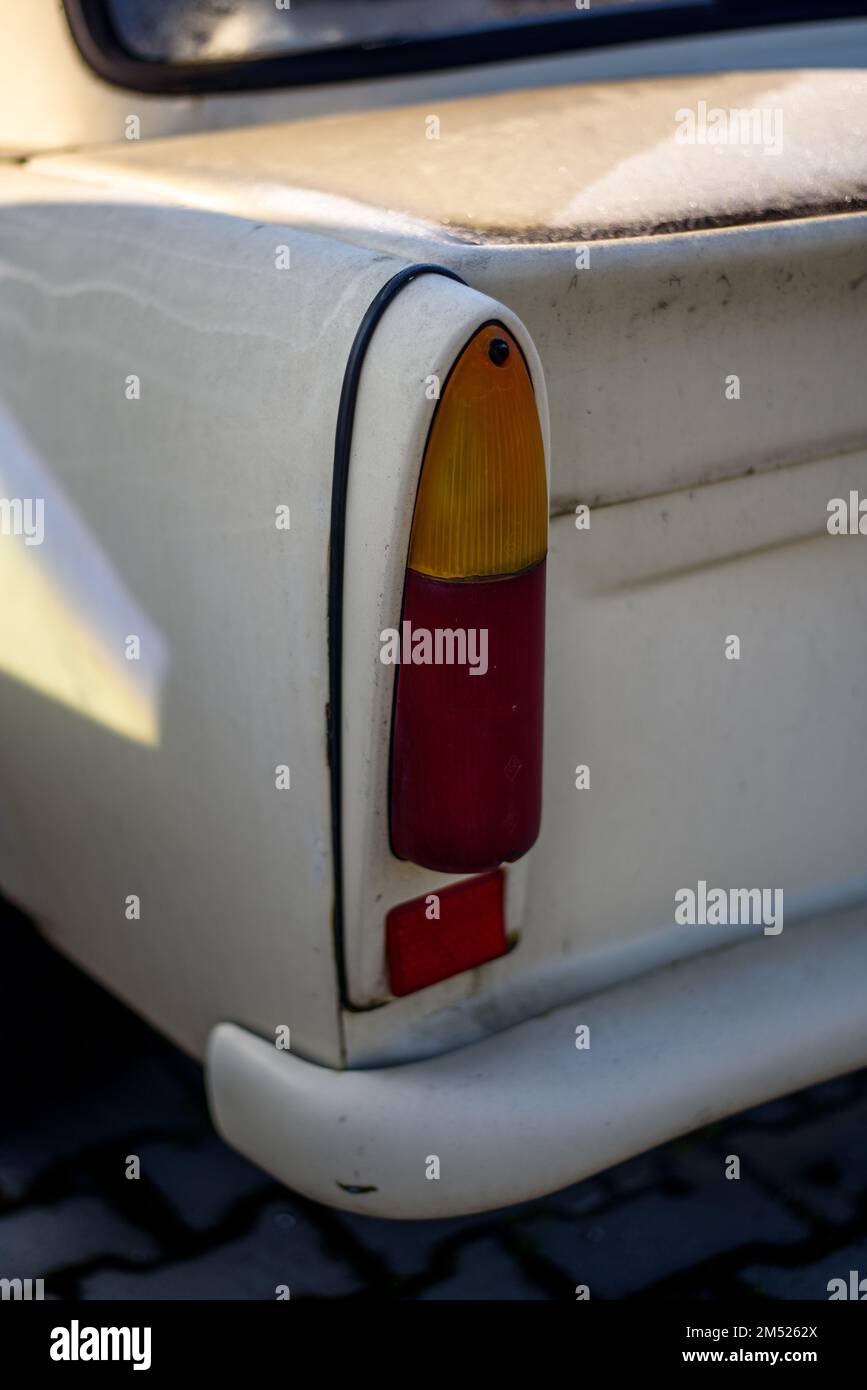 left rear light of a Trabant car Stock Photo