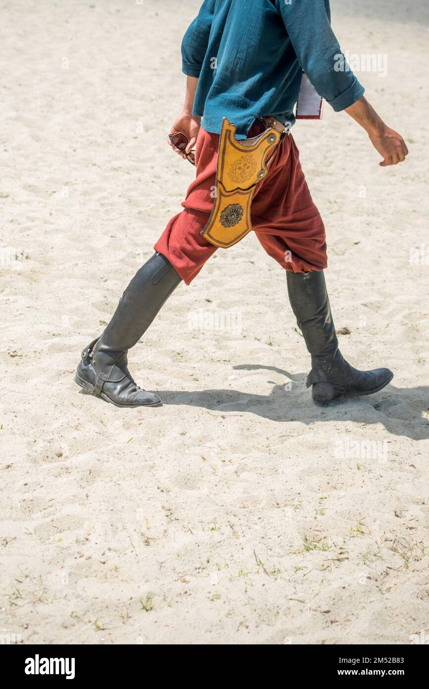 Turkish man and horseman ethnic clothes examples Stock Photo Alamy