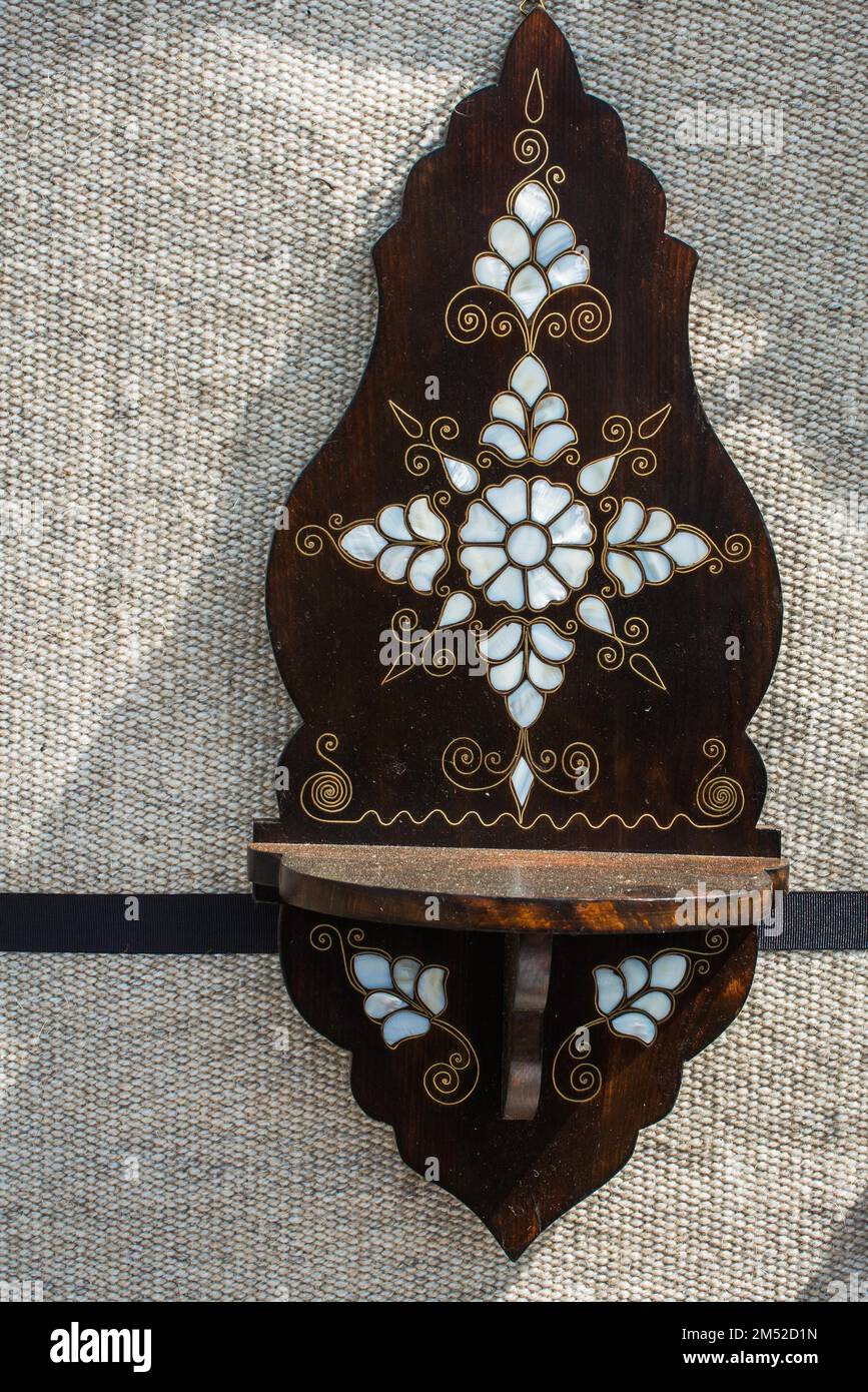 Ottoman art example of Mother of Pearl inlays on objects Stock Photo ...
