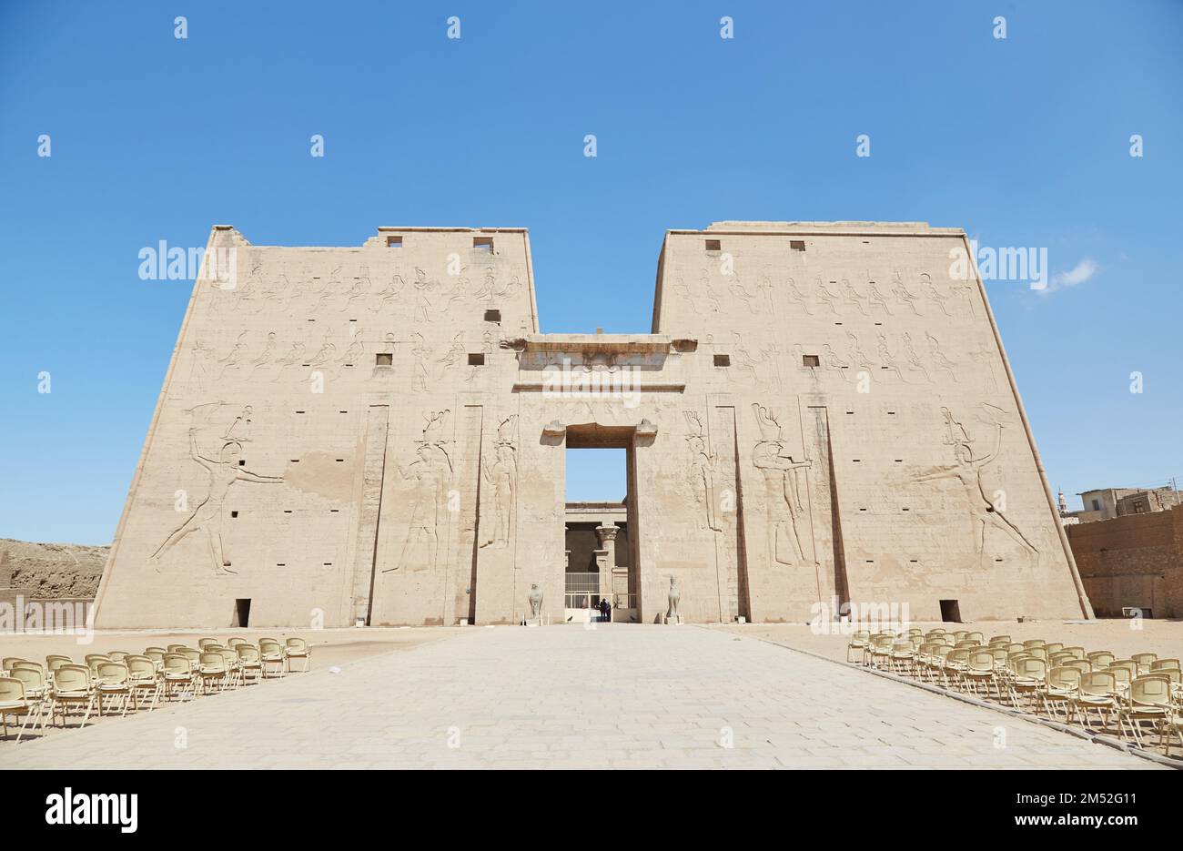 Edfu, the Temple of Horus, Widely Considered Egypt's Best-Preserved ...