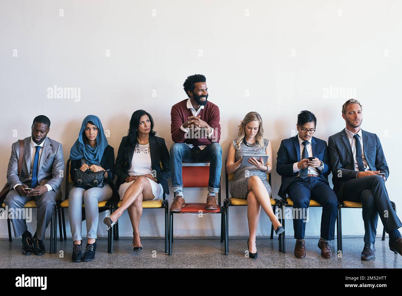 Making sure to be on top of things a group of confident businesspeople
