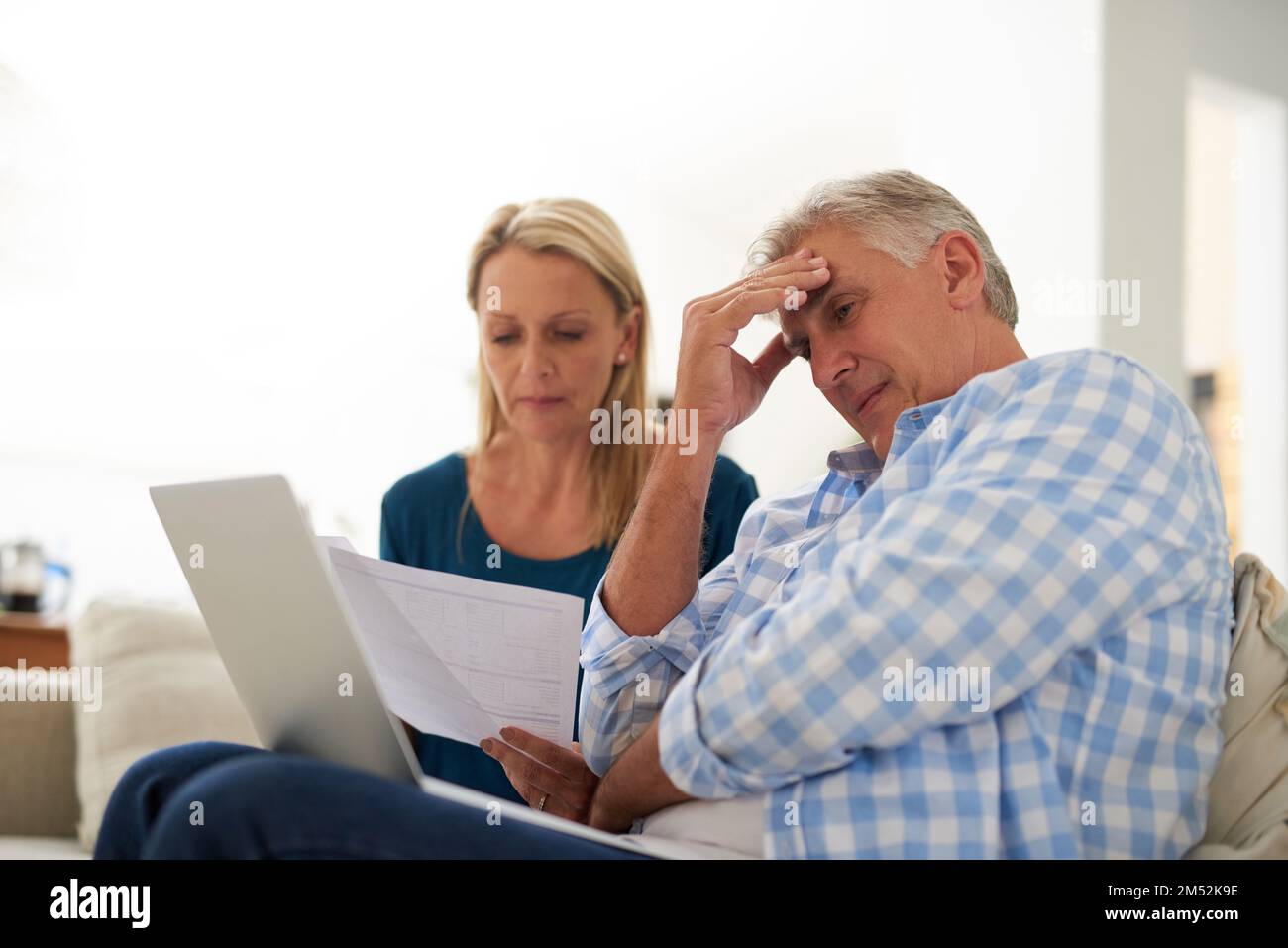 The cost of living is just too high these days. a mature couple looking