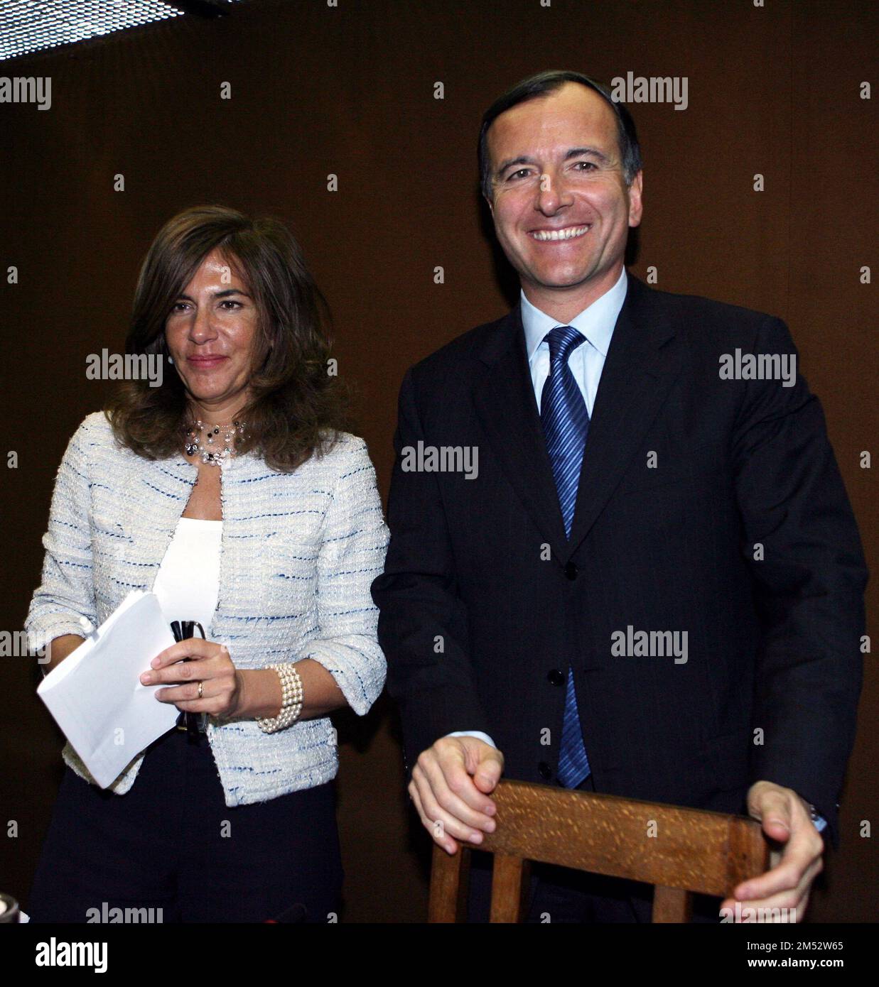 Photo Repertoire, Italy. 25th Dec, 2022. ROME CONFINDUSTRIA : CONFERENCE 'ITALIAN EXCELLENCE AT EXPO SHANGHAI 2010' IN THE PHOTO FRANCO FRATTINI FOREIGN MINISTER AND EMMA MARCEGAGLIA PRESIDENT OF CONFINDUSTRIA (ROME - 2009-04-02, Mario Maci) ps the photo can be used in respect of the context in which it was taken, and without defamatory intent of the decorum of the persons represented Editorial Usage Only Credit: Independent Photo Agency/Alamy Live News Stock Photo