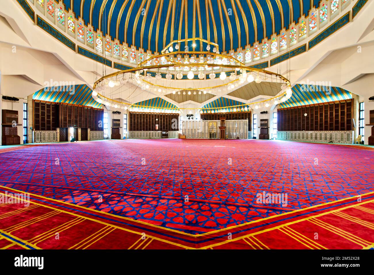 Amman Jordan. King Abdullah Mosque Stock Photo Alamy