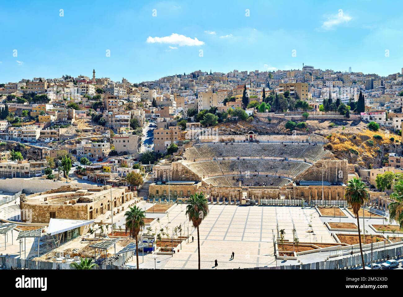 Amman Jordan. The Roman Theater Stock Photo