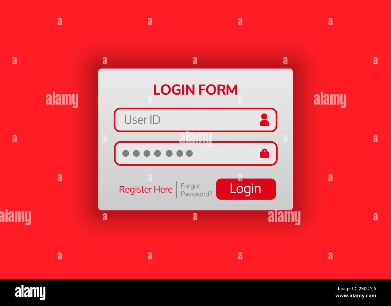 Register form illustration Stock Vector Images - Alamy