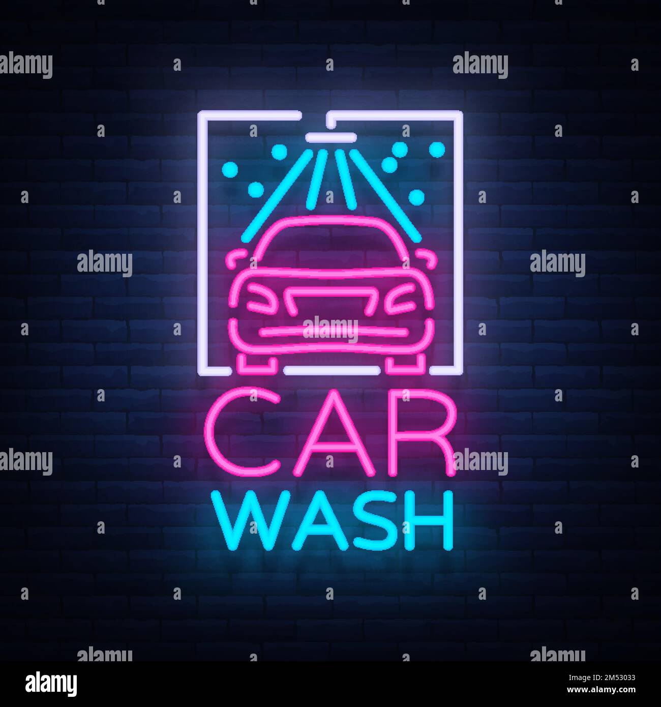 Flat Car Wash Logo Background Best Logo vrogue.co