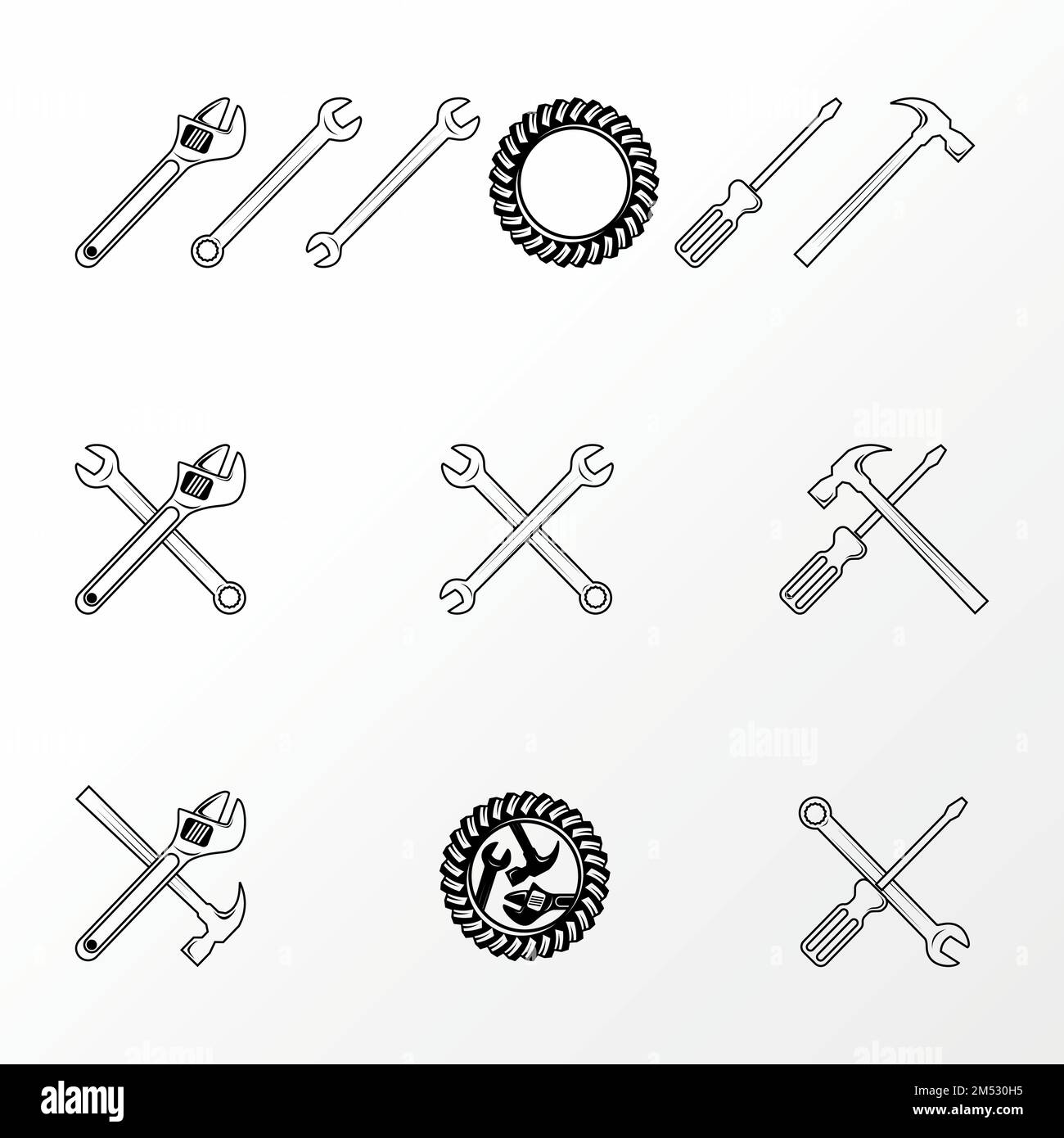 Monkey garage Stock Vector Images Alamy