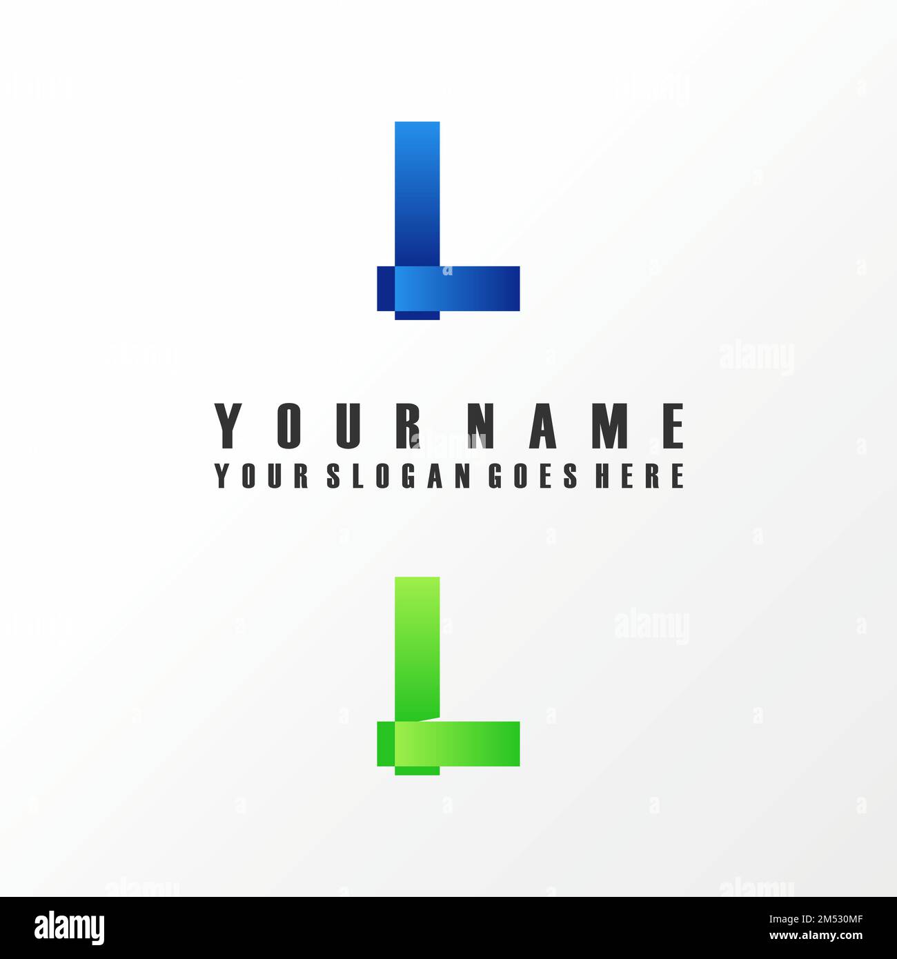 Simple and unique Letter or word L N O attractive font image graphic