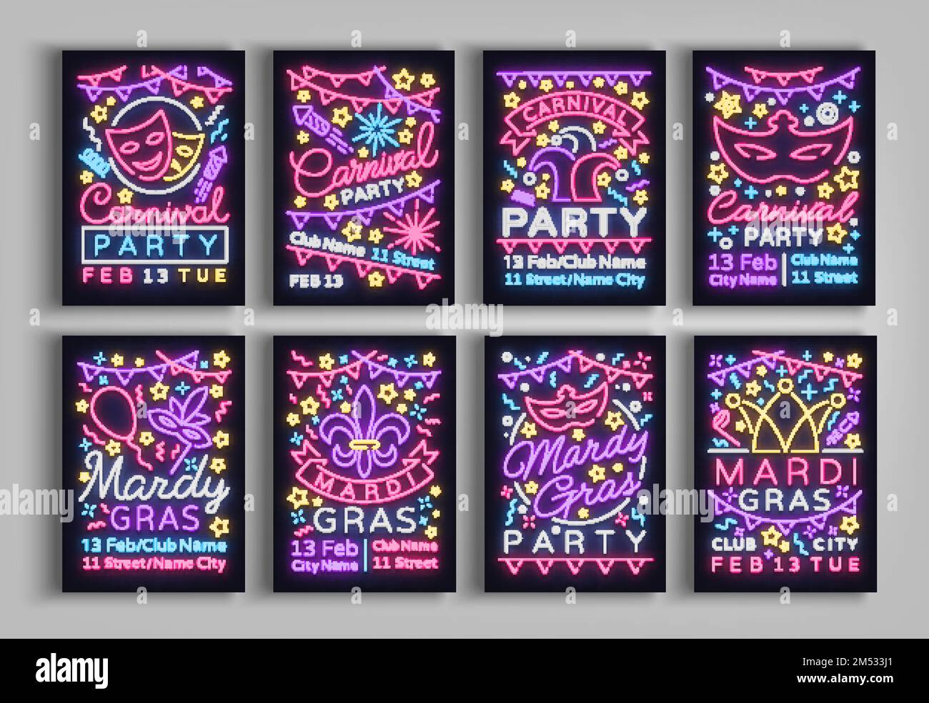 carnival mardi gras brochure