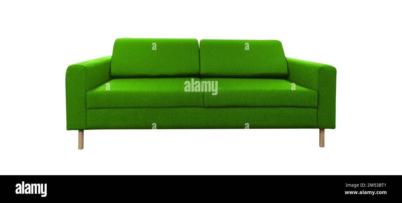 furniture green color sofa bed multi function with isolated on a white