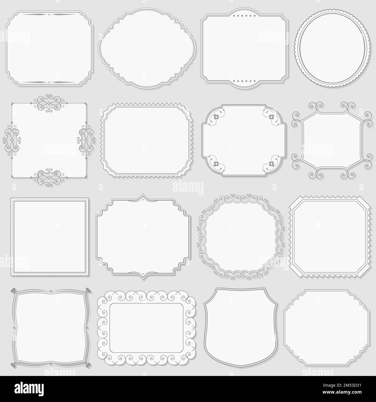 Set of vintage labels, vector eps10 illustration Stock Vector Image ...